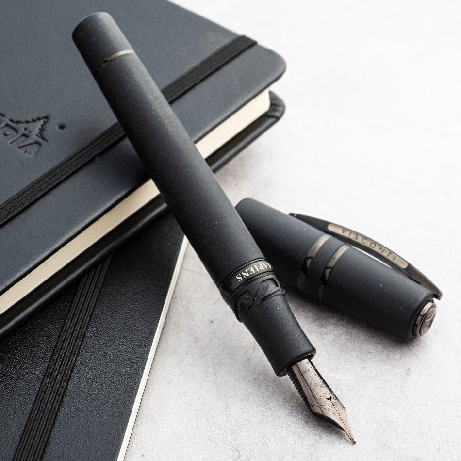 Visconti Homo Sapiens Lava Fountain Pen - Dark Age