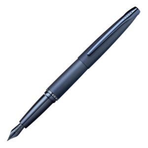 Cross ATX Sandblasted Dark Blue PVD Fountain Pen