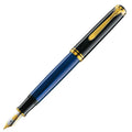Pelikan Souveran M805 Fountain Pen - Blue with Silver Trim