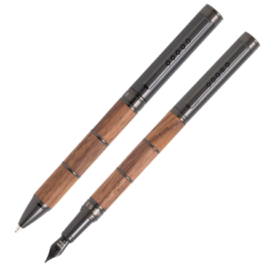 Tom Hessin Revolution Collection Rustic Fountain Pen & Ballpoint Pen Set